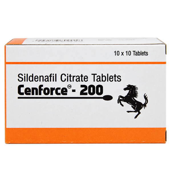 Cenforce 200 mg Sildenafil Citrate Tablets product packaging
