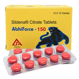 Abhiforce 150 mg Sildenafil Citrate Tablets product packaging