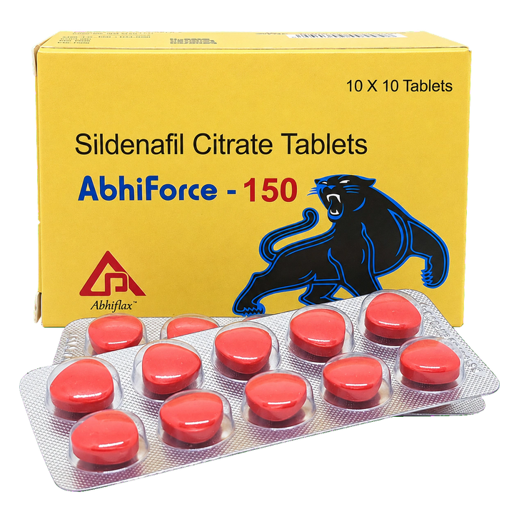 Abhiforce 150 mg Sildenafil Citrate Tablets