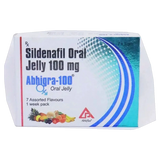 Abhigra 100 mg Sildenafil Oral Jelly product packaging