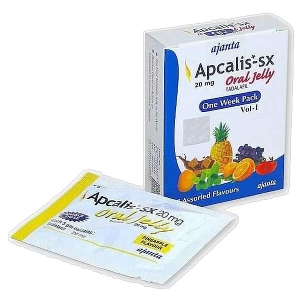 Apcalis-SX 20 mg Tadalafil Oral Jelly product packaging detail 2