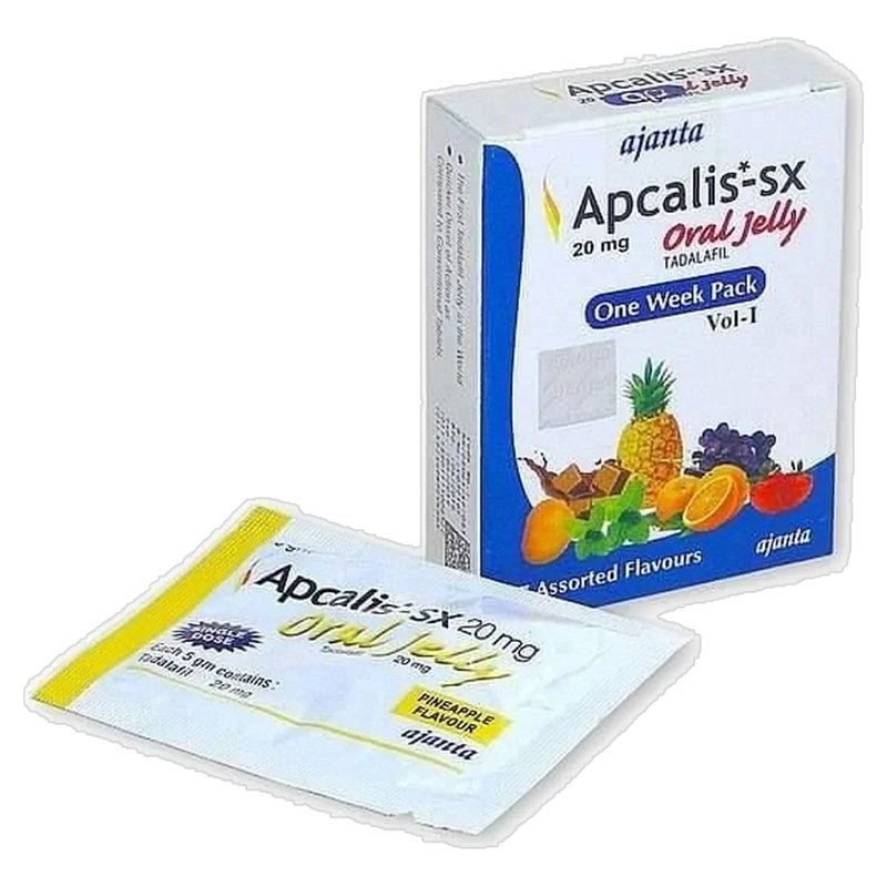 Apcalis-SX 20 mg Tadalafil Oral Jelly product packaging detail 2