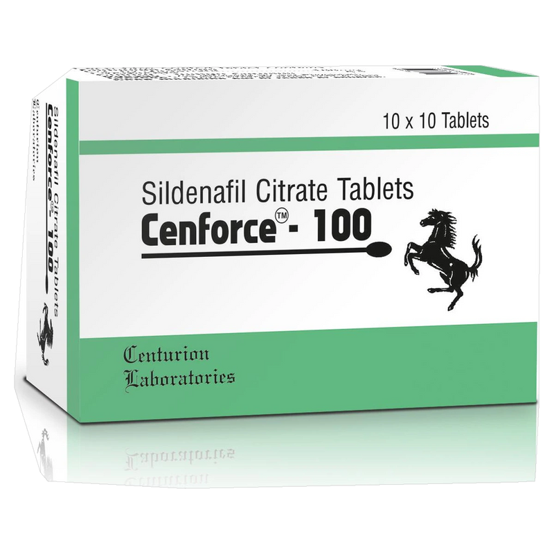 Cenforce 100 mg Sildenafil Citrate Tablets product packaging