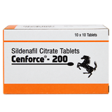Cenforce 200 mg Sildenafil Citrate Tablets product packaging