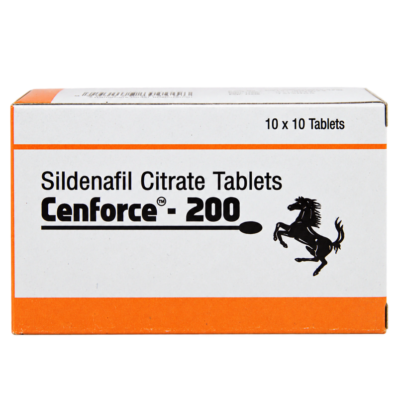 Cenforce 200 mg Sildenafil Citrate Tablets product packaging