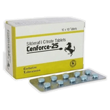 Cenforce 25 mg Sildenafil Citrate Tablets product packaging