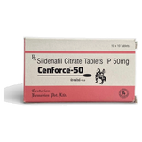 Cenforce 50 mg Sildenafil Citrate Tablets product packaging