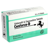 Cenforce-D Sildenafil 100 mg + Dapoxetine 60 mg Tablets product packaging