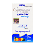 Kamagra 100 mg Sildenafil Oral Jelly product packaging