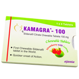 Kamagra Polo 100 mg Sildenafil Citrate Chewable Tablets product packaging