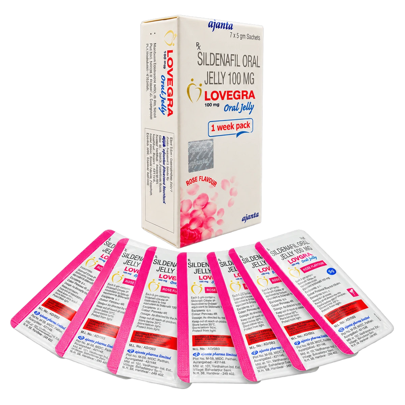 Lovegra Jelly Produktverpackung