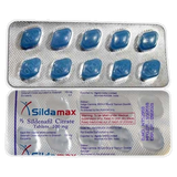 Sildamax 100 mg Sildenafil Citrate Tablets product packaging