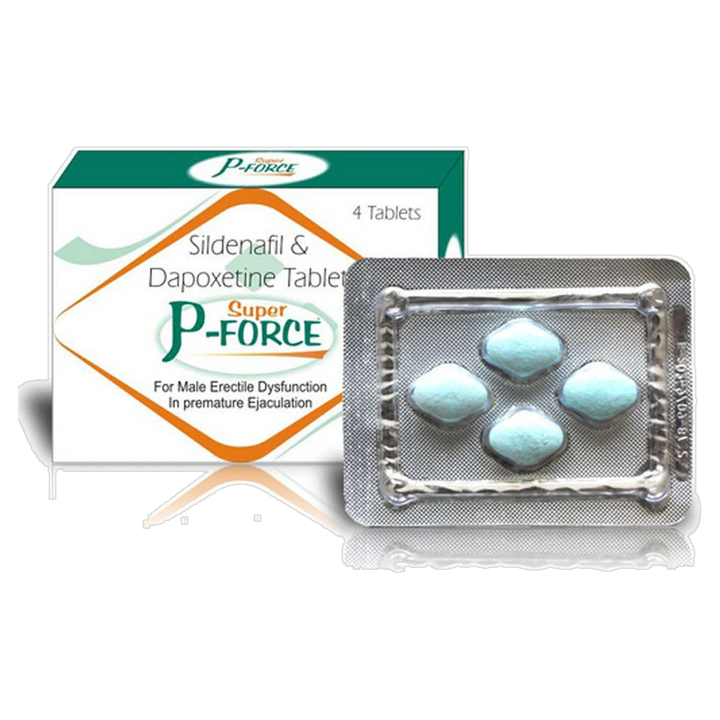 Super P-Force Sildenafil 100 mg + Dapoxetine 60 mg Tablets