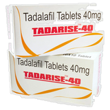 Tadarise 40 mg Tadalafil Tablets product packaging