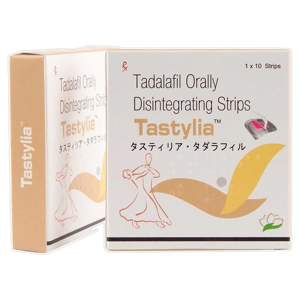 Tastylia 20 mg Tadalafil Orally Disintegrating Strips product packaging