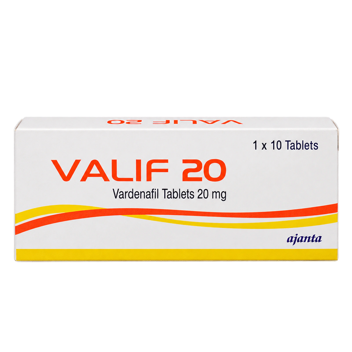 Valif 20 mg Vardenafil Tablets