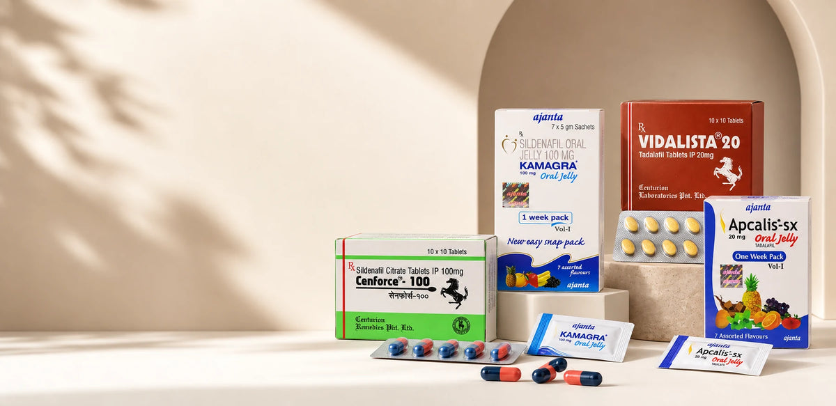 ViceHaus product selection featuring Cenforce, Kamagra, Vidalista and Apcalis